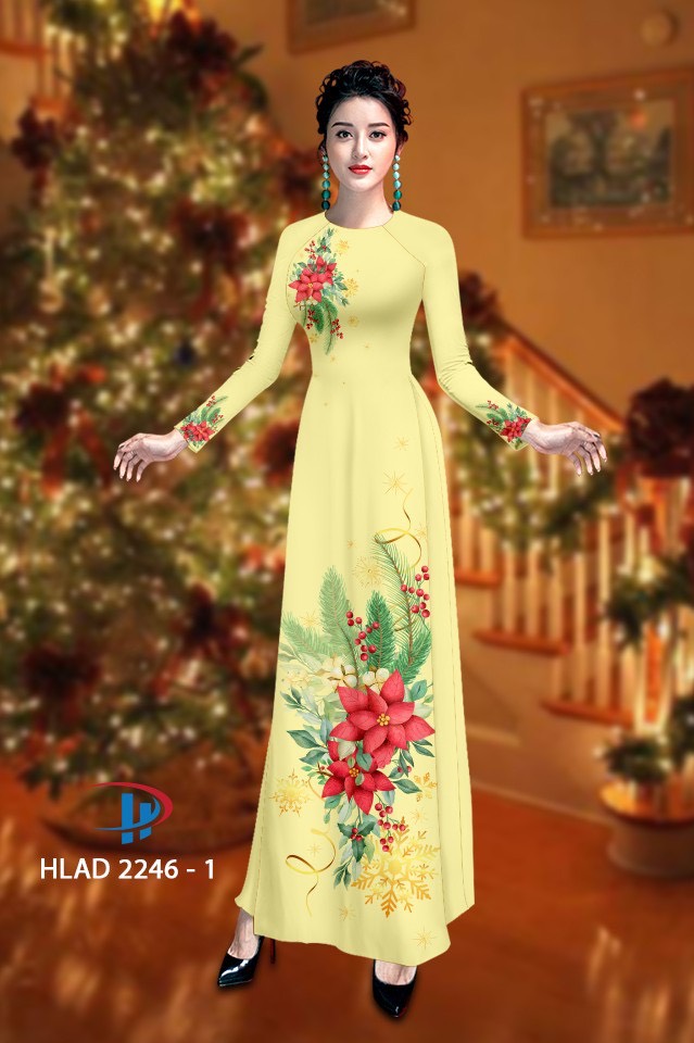 Vải áo dài Giáng Sinh HLAD 2246 18 vai-ao-dai-giang-sinh-hlad-2246
