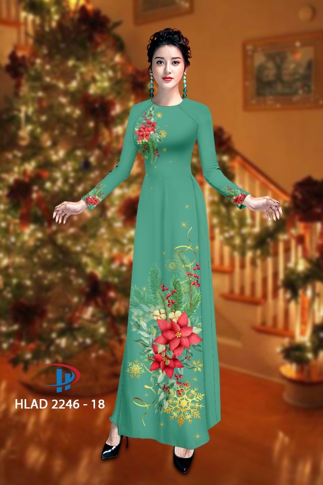 Vải áo dài Giáng Sinh HLAD 2246 17 vai-ao-dai-giang-sinh-hlad-2246