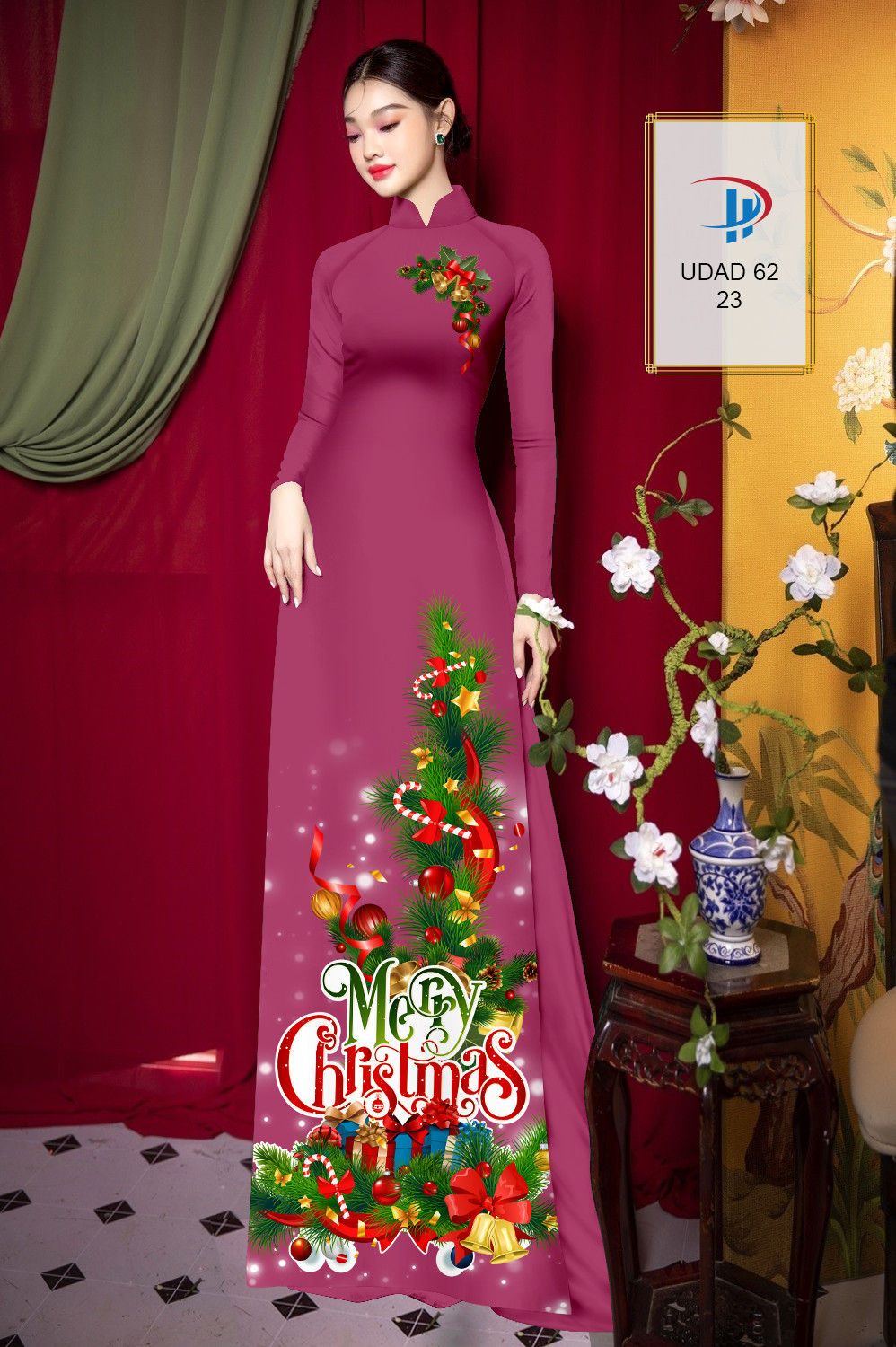 Vải áo dài Giáng Sinh UDAD 62 12 vai-ao-dai-giang-sinh-udad-62
