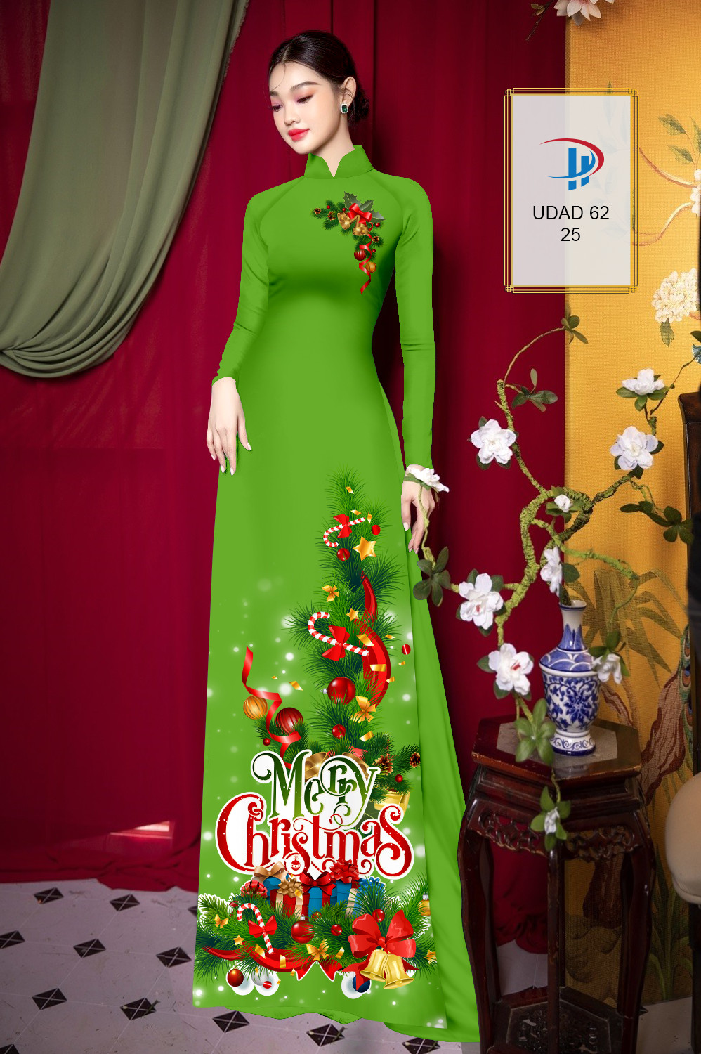 Vải áo dài Giáng Sinh UDAD 62 10 vai-ao-dai-giang-sinh-udad-62