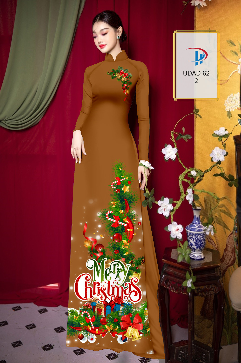 Vải áo dài Giáng Sinh UDAD 62 5 vai-ao-dai-giang-sinh-udad-62