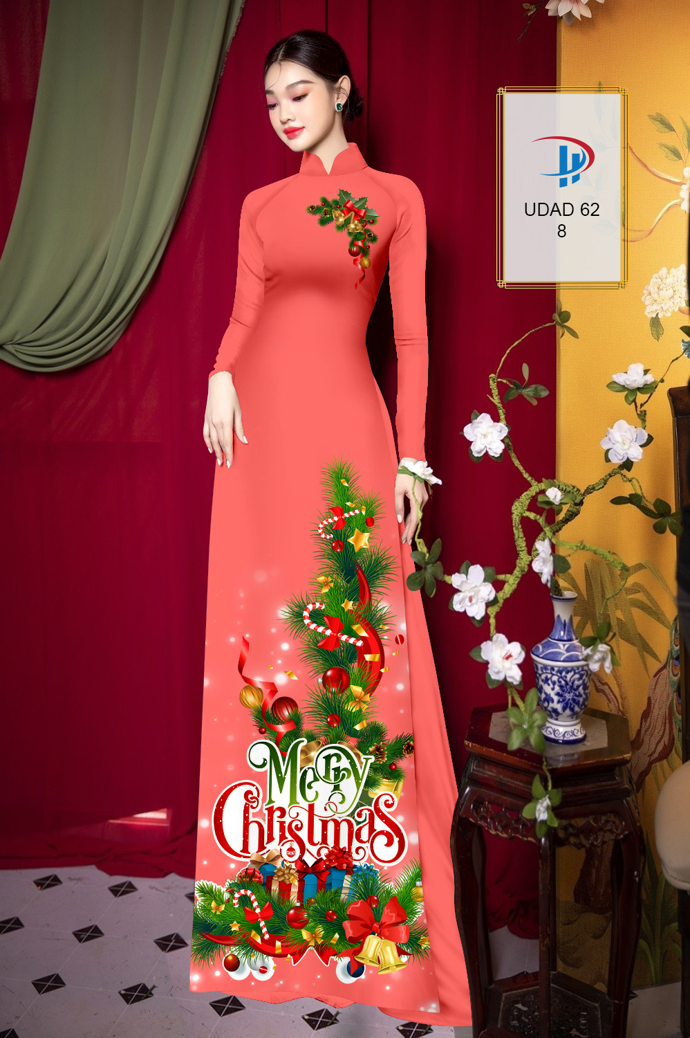 Vải áo dài Giáng Sinh UDAD 62 2 vai-ao-dai-giang-sinh-udad-62