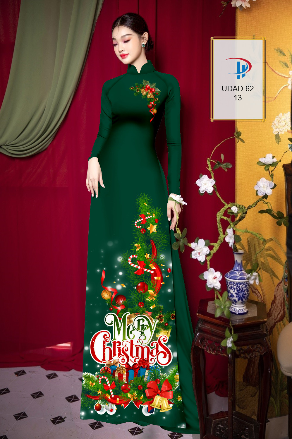Vải áo dài Giáng Sinh UDAD 62 20 vai-ao-dai-giang-sinh-udad-62