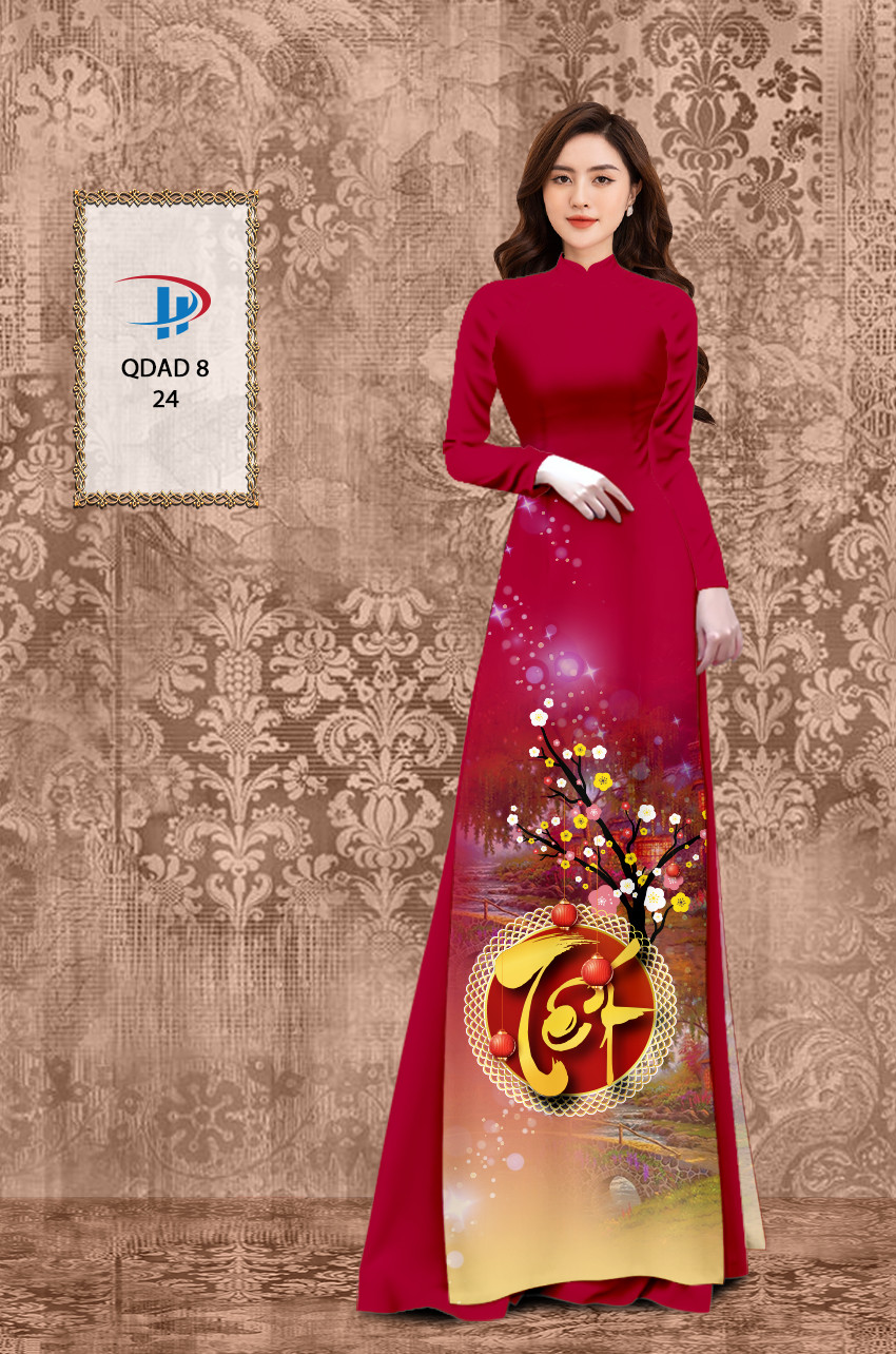 Vải áo dài Lễ Tết QDAD 816 vai-ao-dai-le-tet-qdad-8