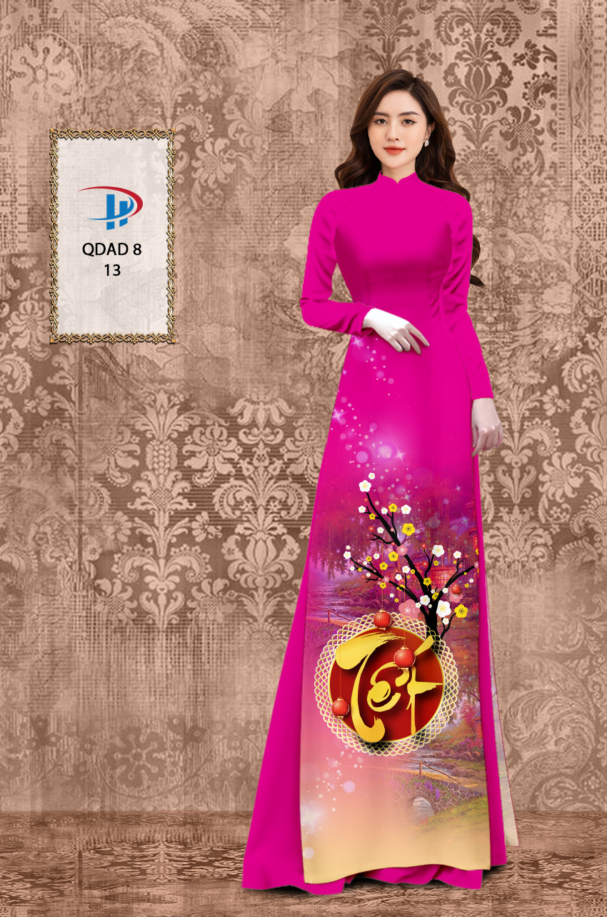 Vải áo dài Lễ Tết QDAD 824 vai-ao-dai-le-tet-qdad-8
