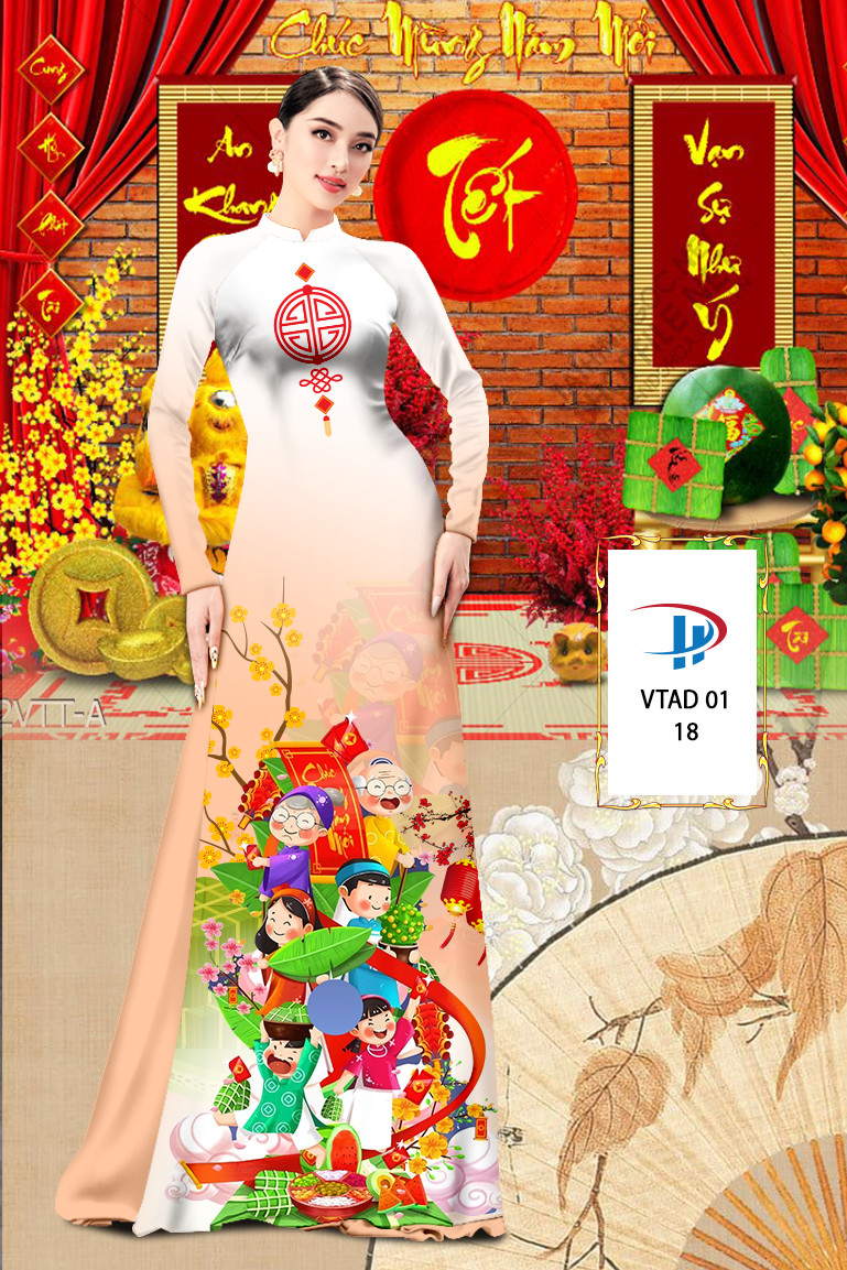 Vải áo dài Lễ Tết VTAD 01 13 vai-ao-dai-le-tet-vtad-01