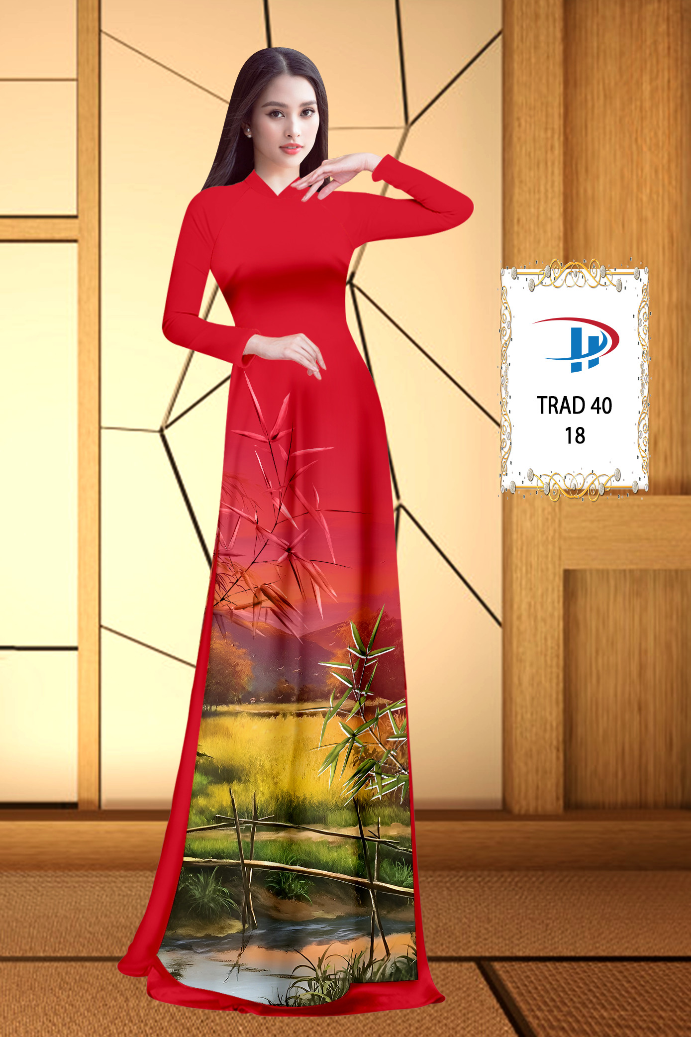 Vải áo dài Cây Tre Trúc TRAD 40 22 vai-ao-dai-cay-tre-truc-trad-40