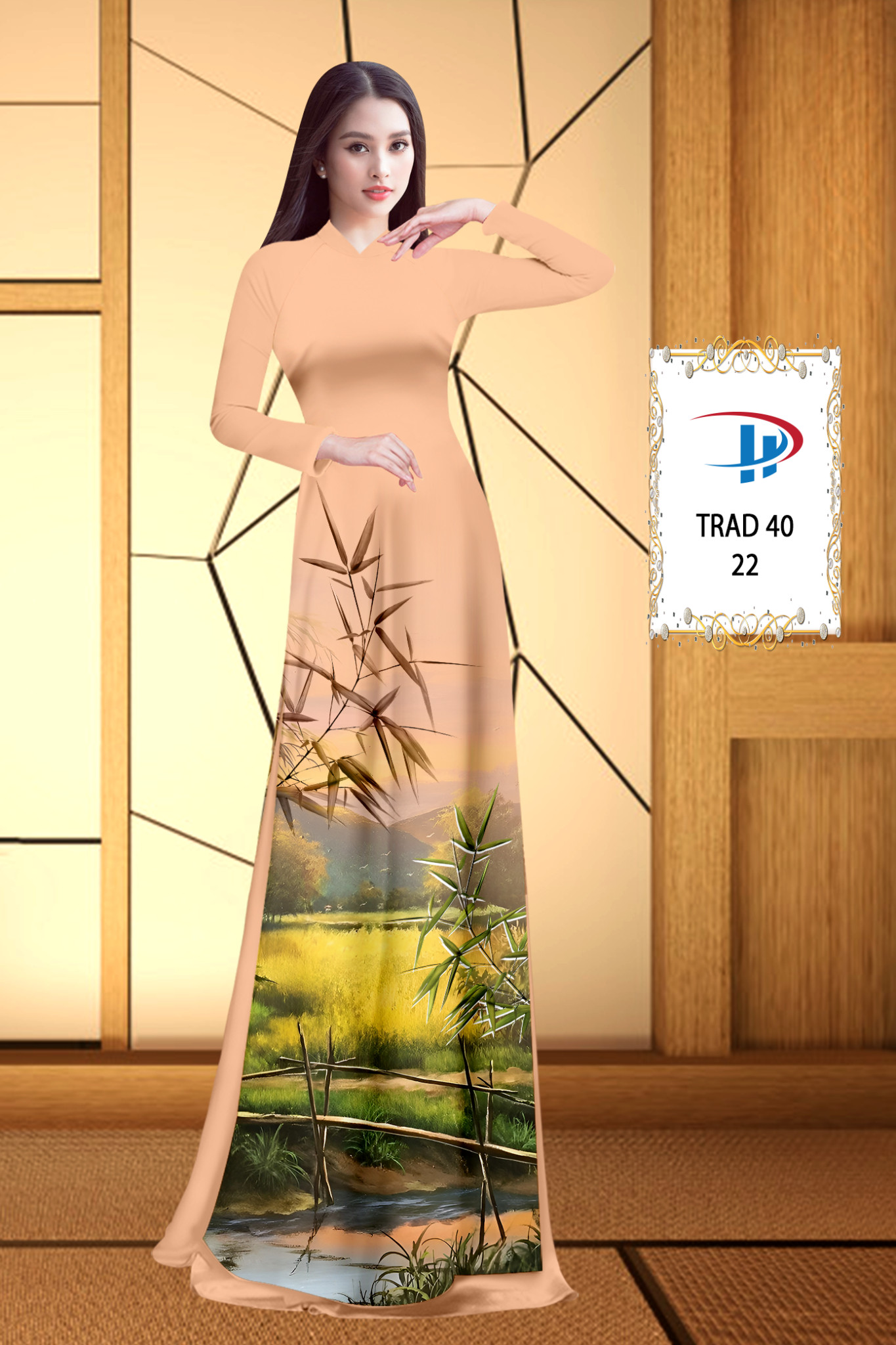Vải áo dài Cây Tre Trúc TRAD 40 20 vai-ao-dai-cay-tre-truc-trad-40