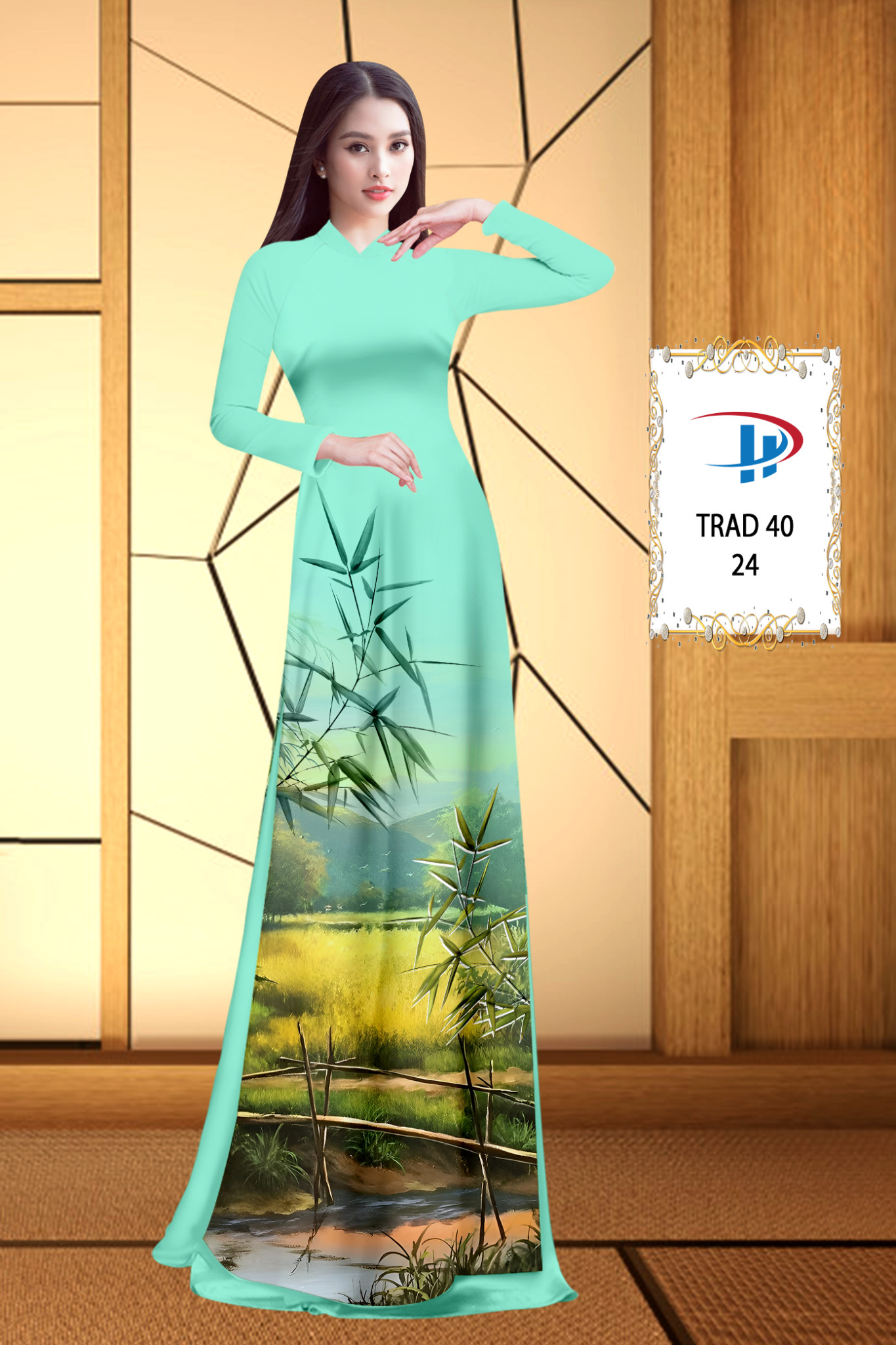 Vải áo dài Cây Tre Trúc TRAD 40 17 vai-ao-dai-cay-tre-truc-trad-40