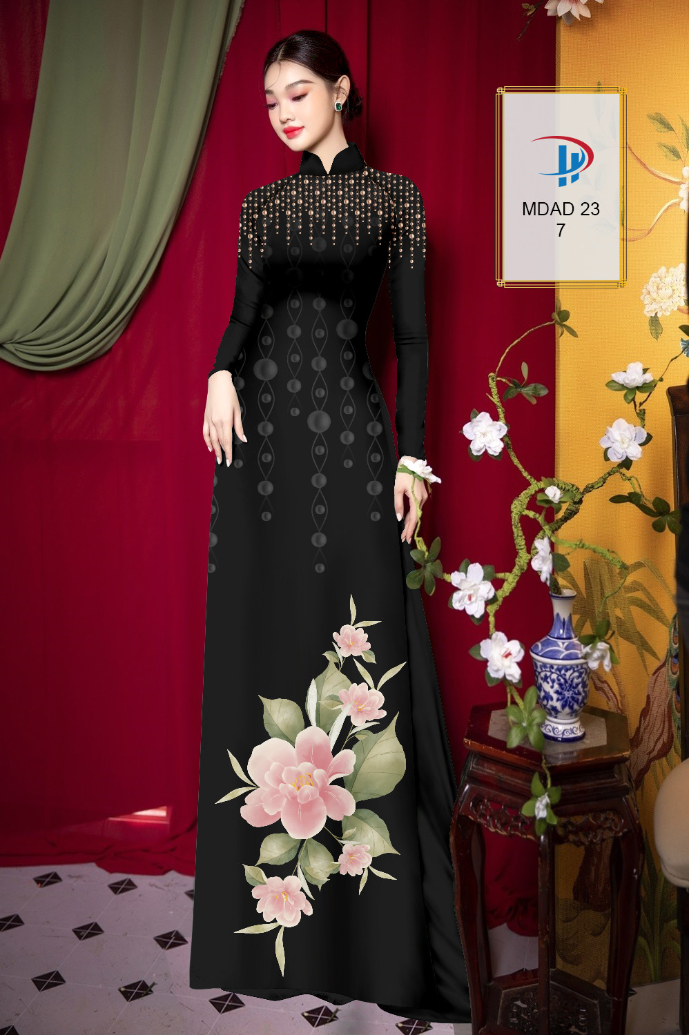 Vải áo dài Hình Hoa Văn MDAD 23 5 vai-ao-dai-hinh-hoa-van-mdad-23