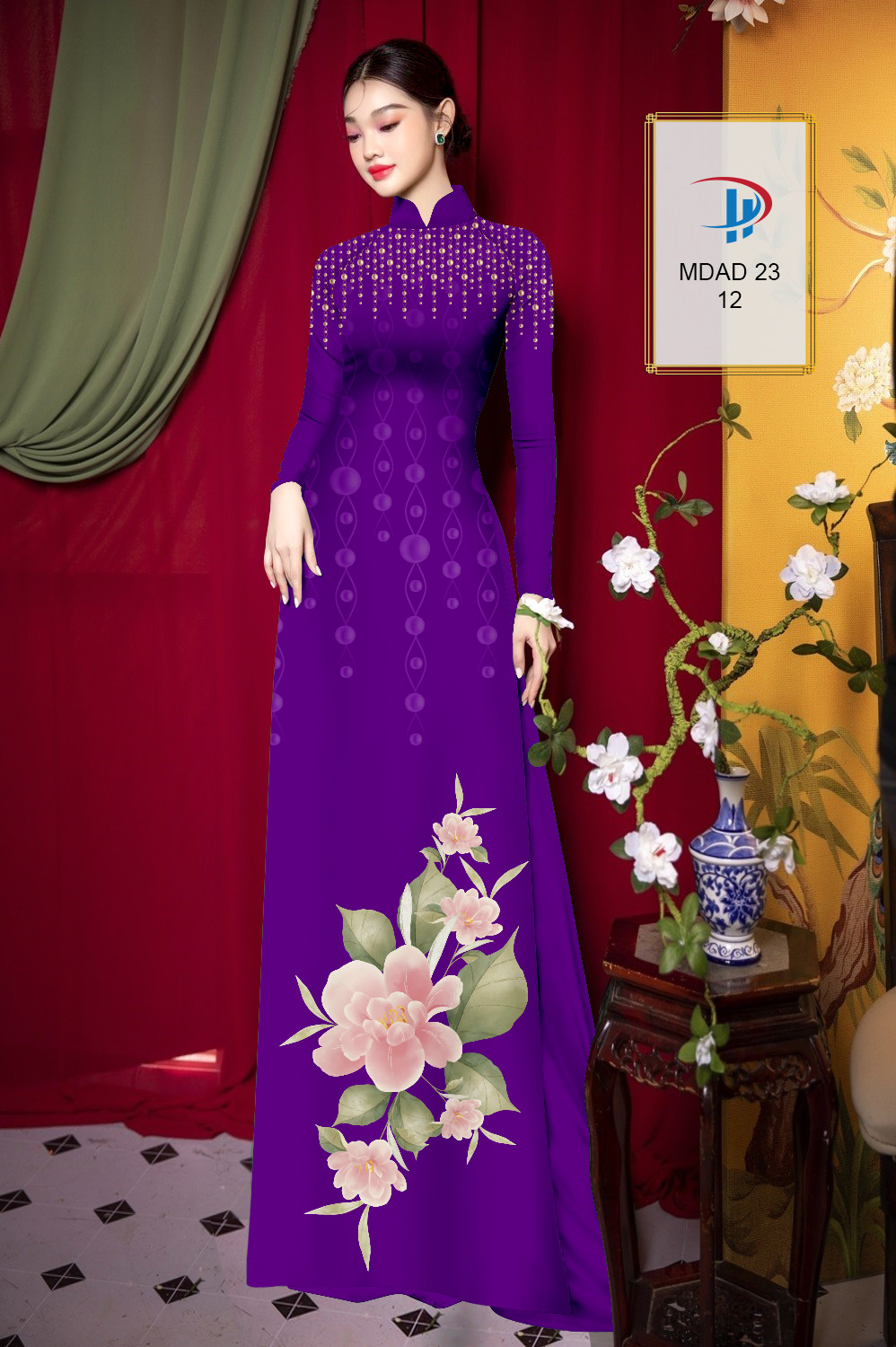 Vải áo dài Hình Hoa Văn MDAD 23 22 vai-ao-dai-hinh-hoa-van-mdad-23