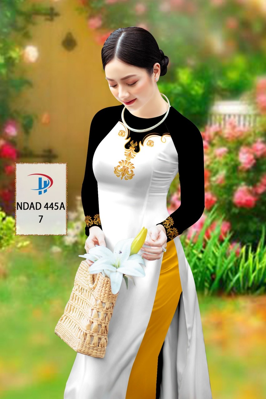 Vải áo dài Hình Hoa Văn NDAD 445A 20 vai-ao-dai-hinh-hoa-van-ndad-445a