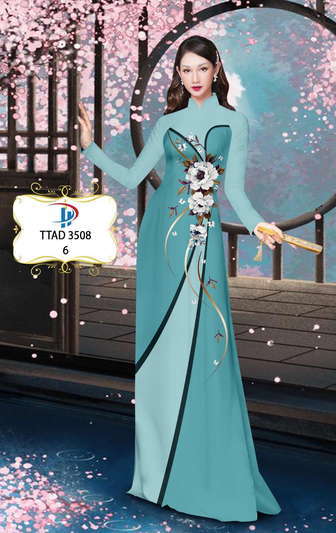 Vải áo dài Hình Lập Thể TTAD 3508 10 vai-ao-dai-hinh-lap-the-ttad-3508