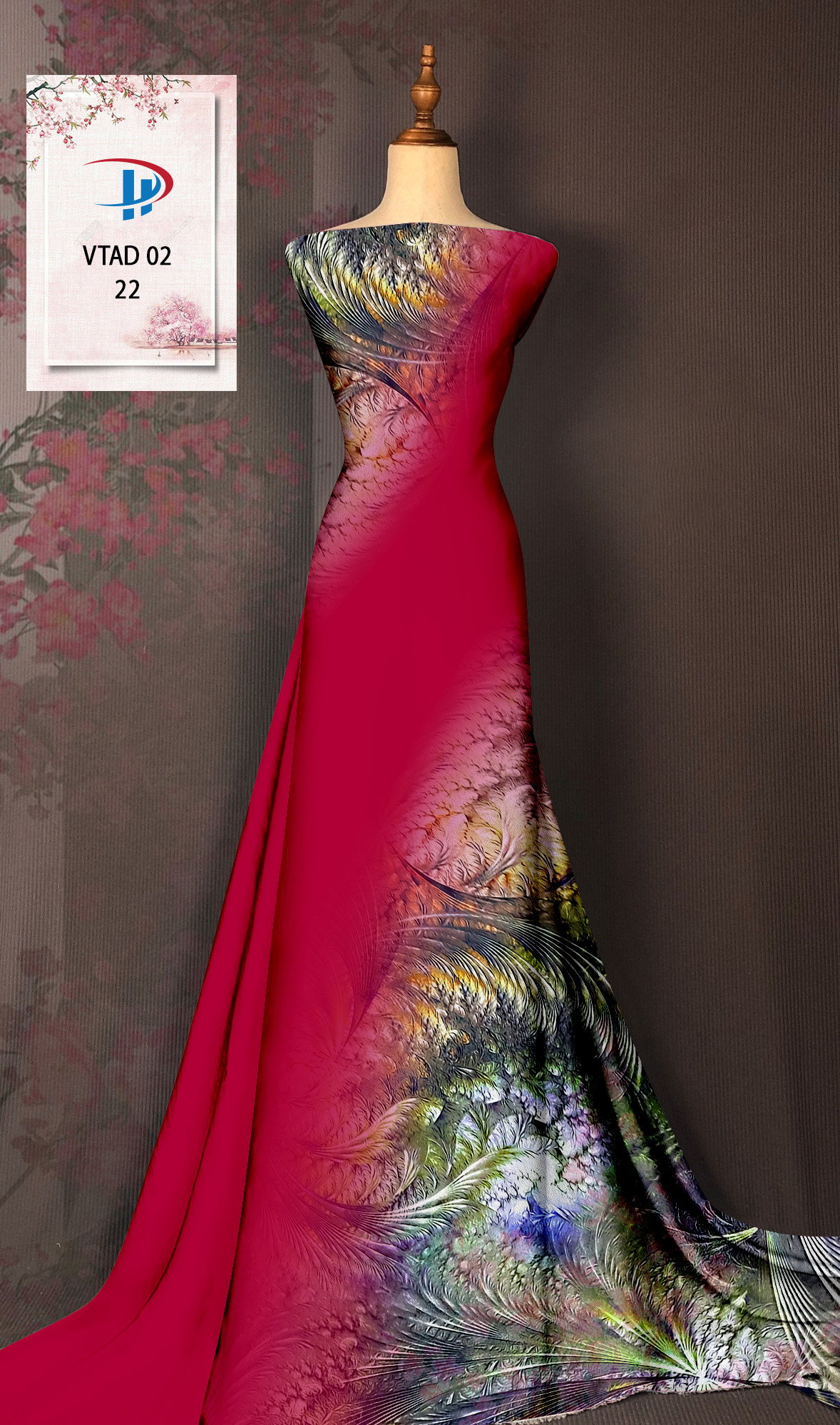Vải áo dài Hình Lập Thể VTAD 02 13 vai-ao-dai-hinh-lap-the-vtad-02