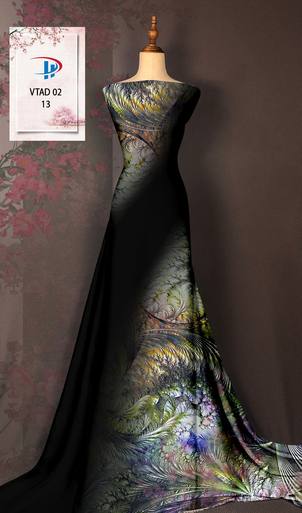 Vải áo dài Hình Lập Thể VTAD 02 22 vai-ao-dai-hinh-lap-the-vtad-02