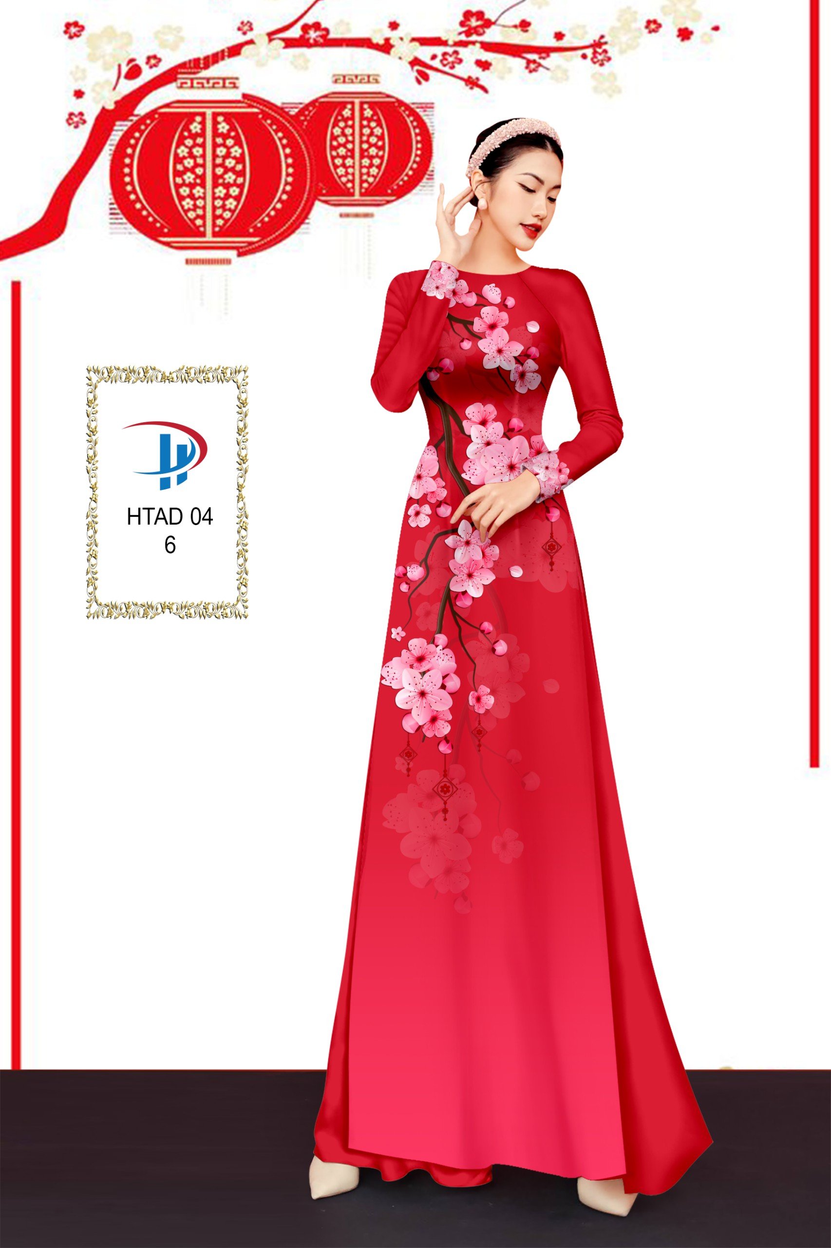 Vải áo dài Hoa Đào HTAD 04 11 vai-ao-dai-hoa-dao-htad-04