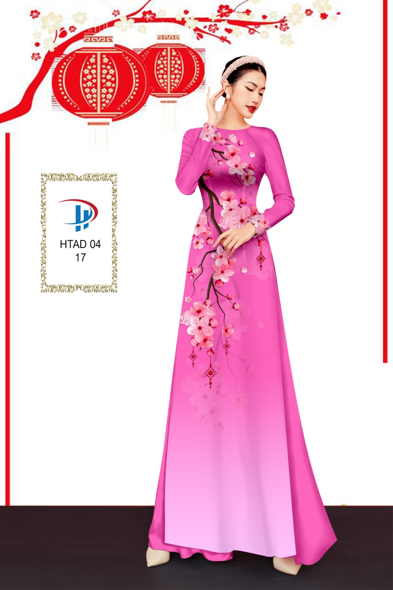 Vải áo dài Hoa Đào HTAD 04 9 vai-ao-dai-hoa-dao-htad-04