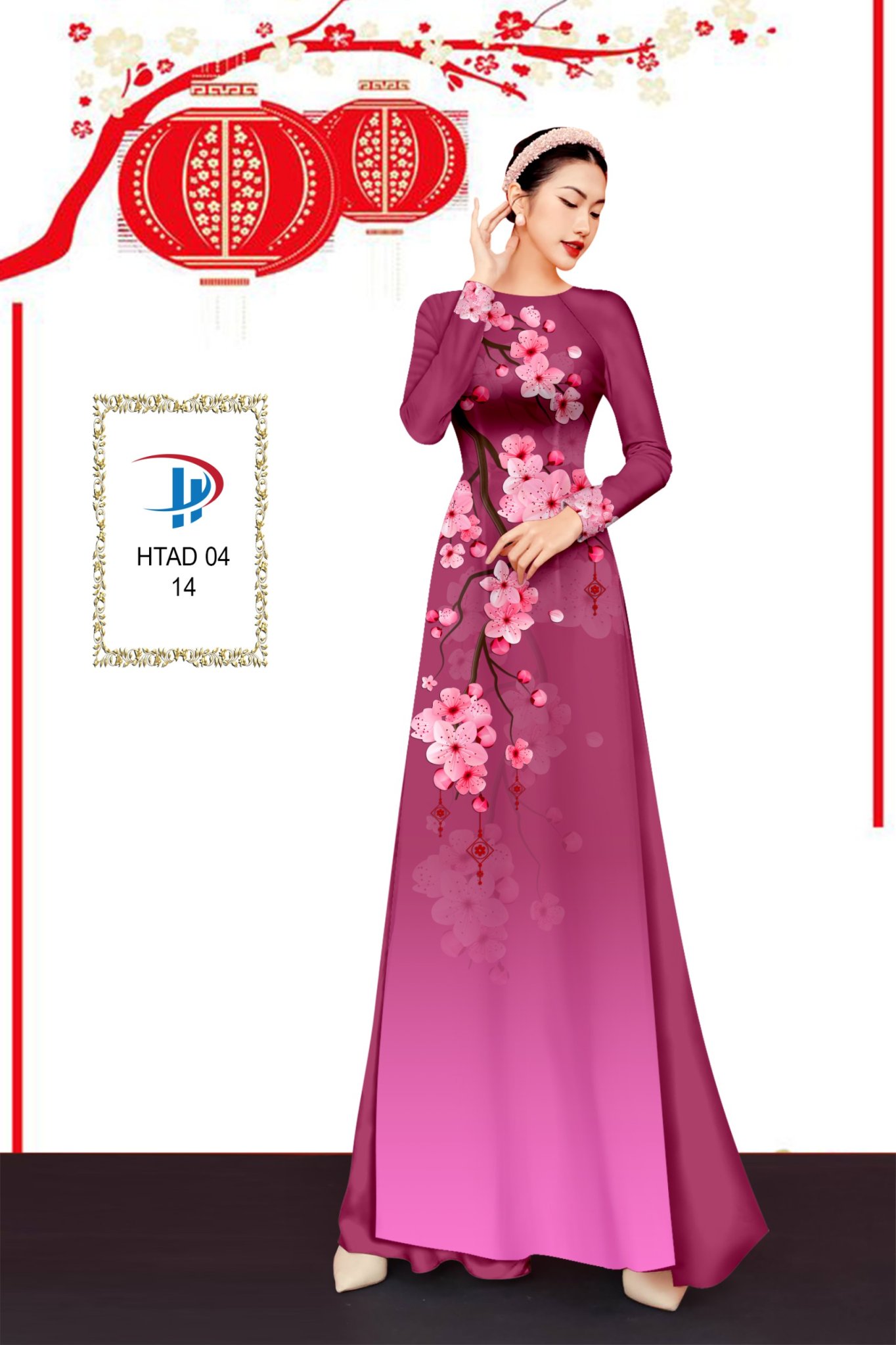 Vải áo dài Hoa Đào HTAD 04 8 vai-ao-dai-hoa-dao-htad-04