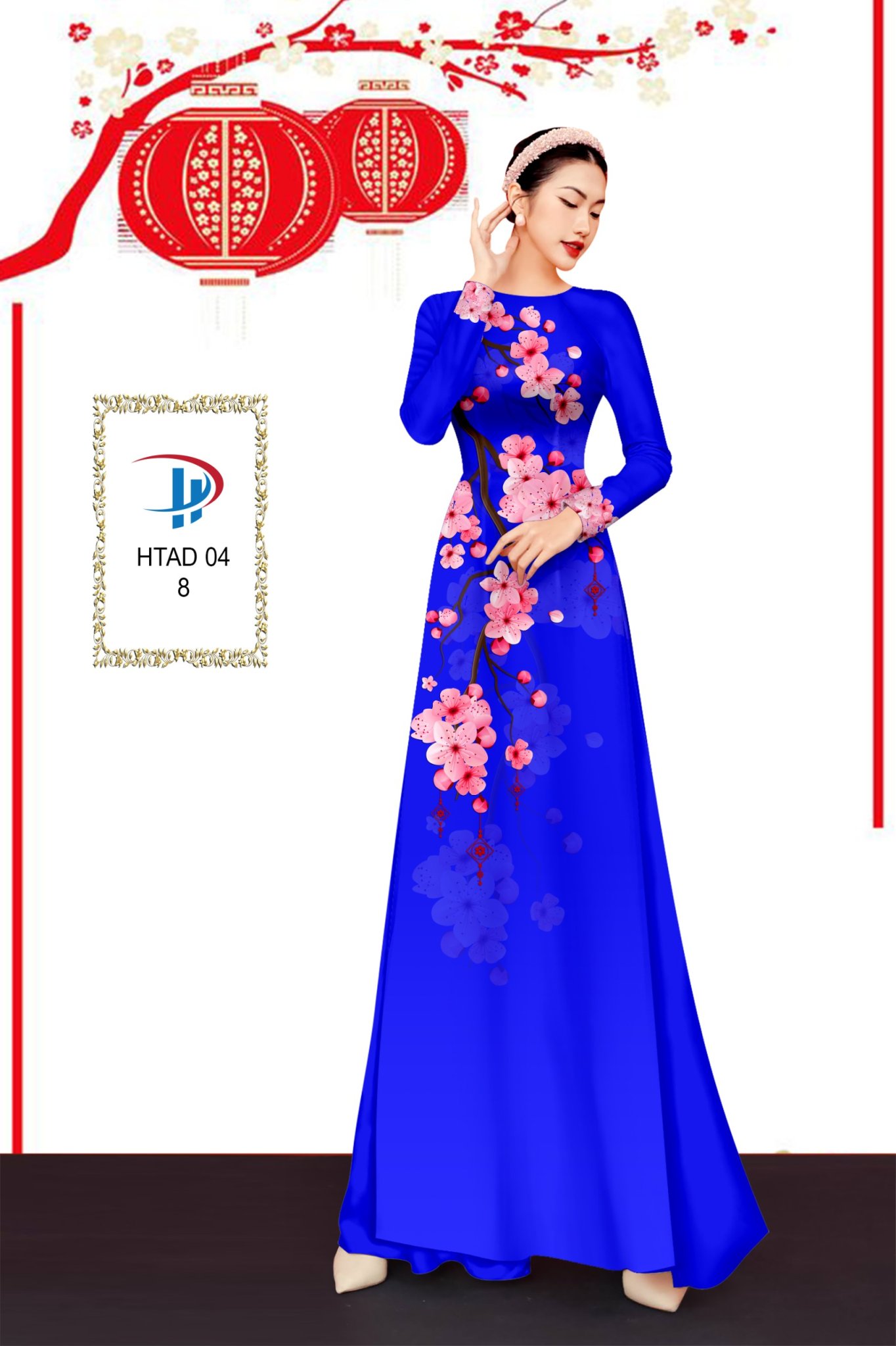Vải áo dài Hoa Đào HTAD 04 5 vai-ao-dai-hoa-dao-htad-04