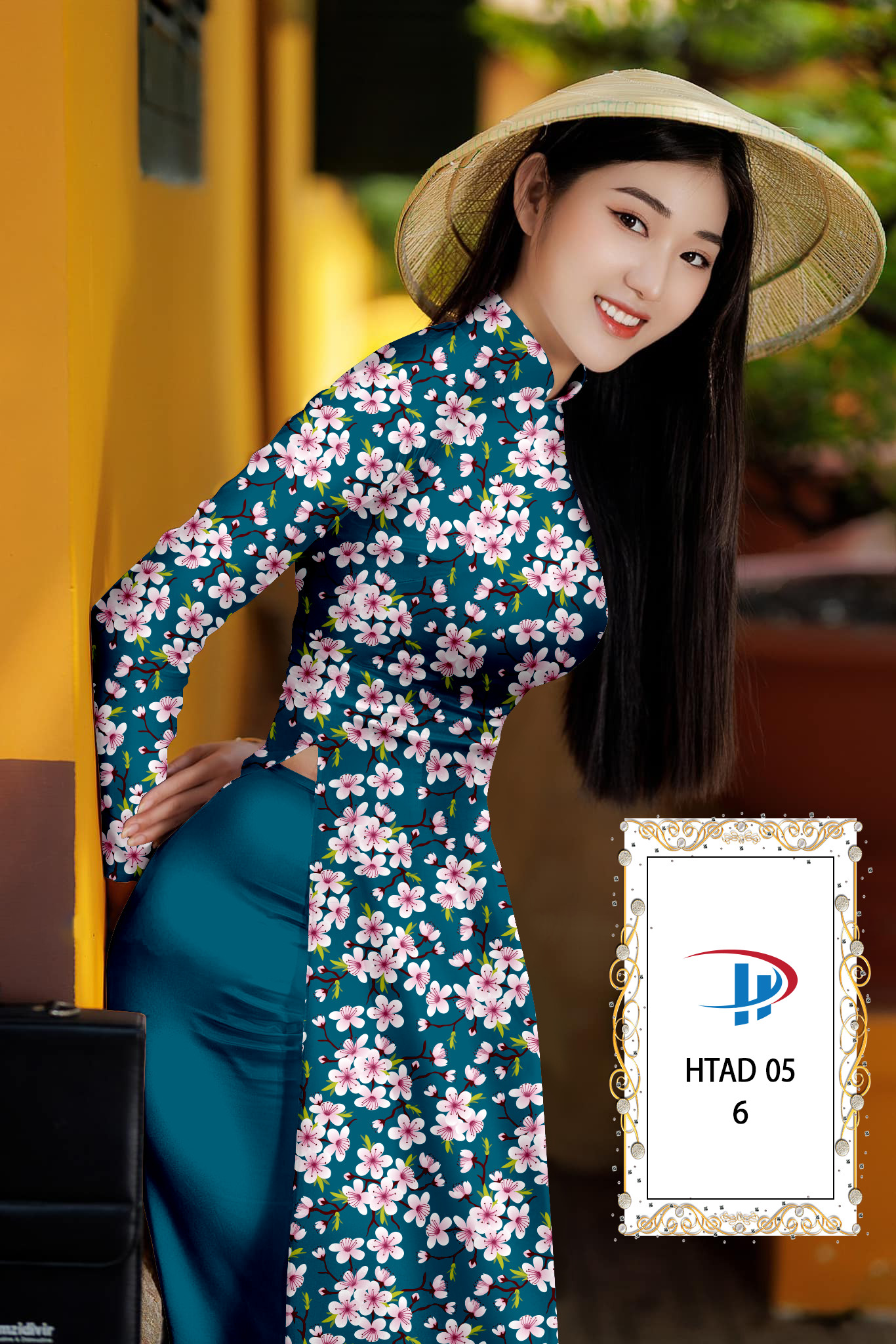 Vải áo dài Hoa Đào HTAD 05 16 vai-ao-dai-hoa-dao-htad-05
