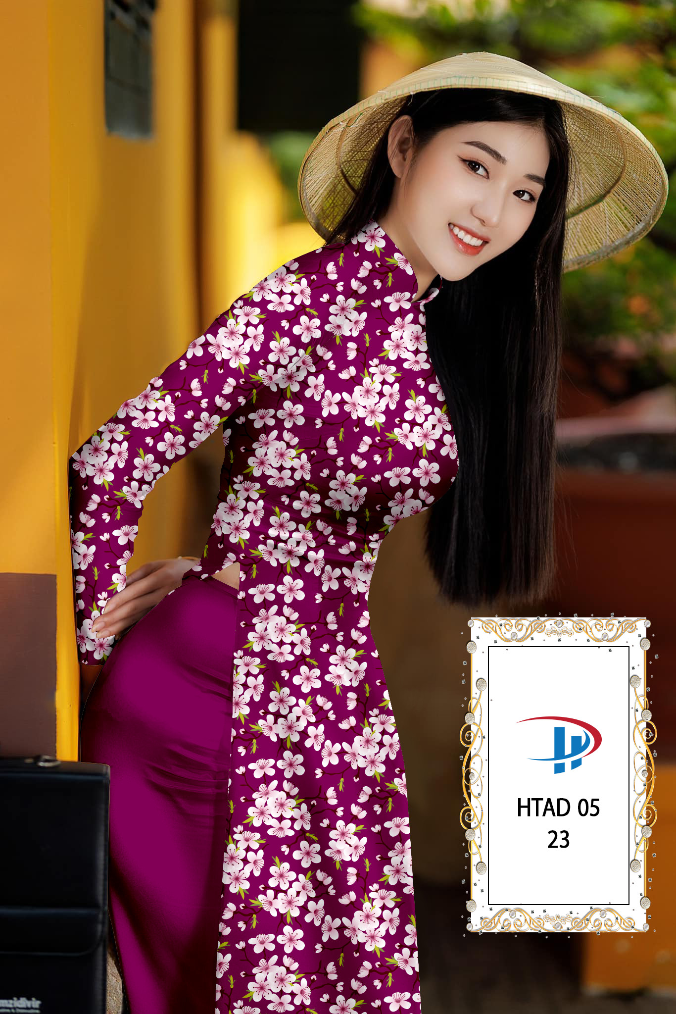 Vải áo dài Hoa Đào HTAD 05 24 vai-ao-dai-hoa-dao-htad-05