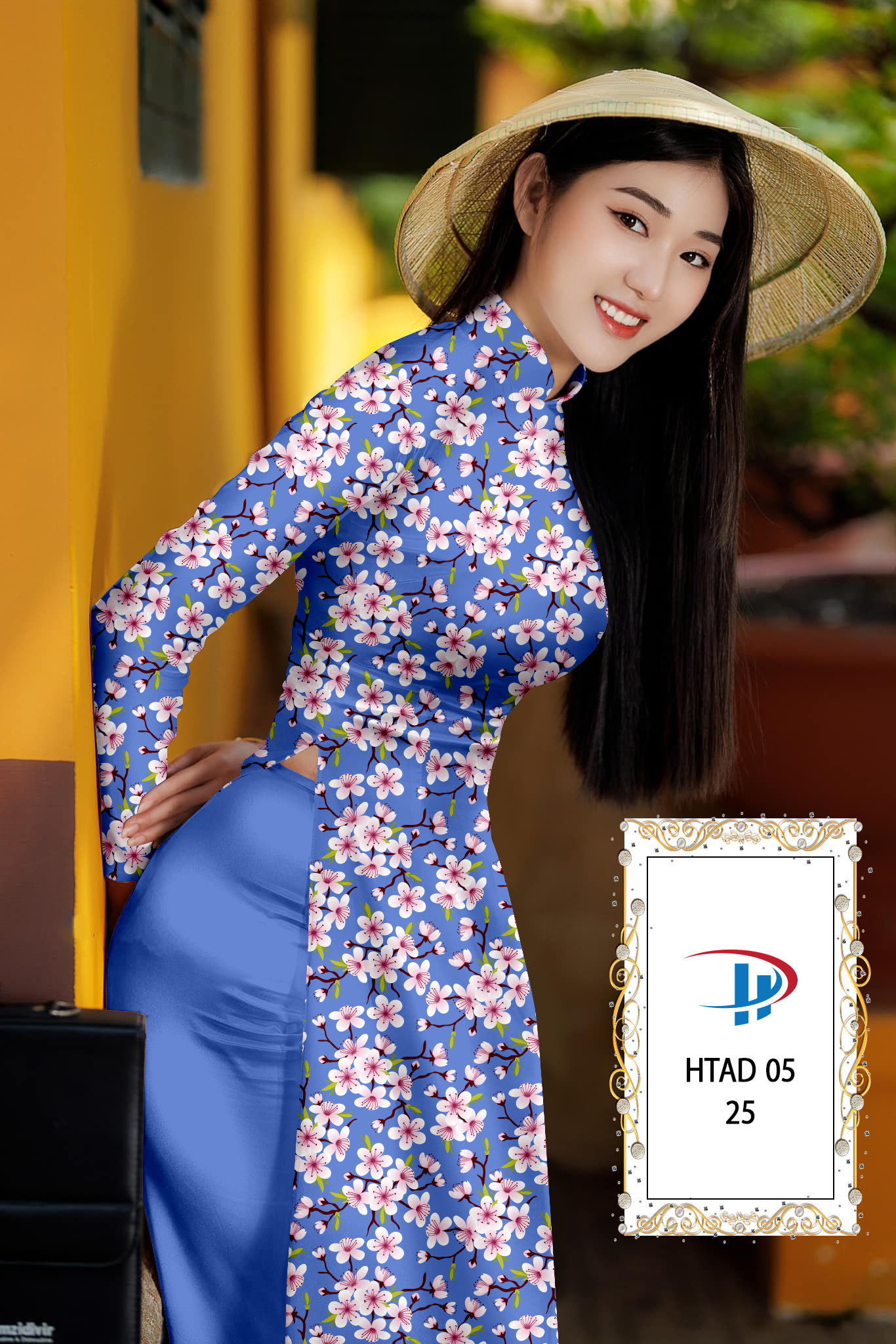 Vải áo dài Hoa Đào HTAD 05 21 vai-ao-dai-hoa-dao-htad-05