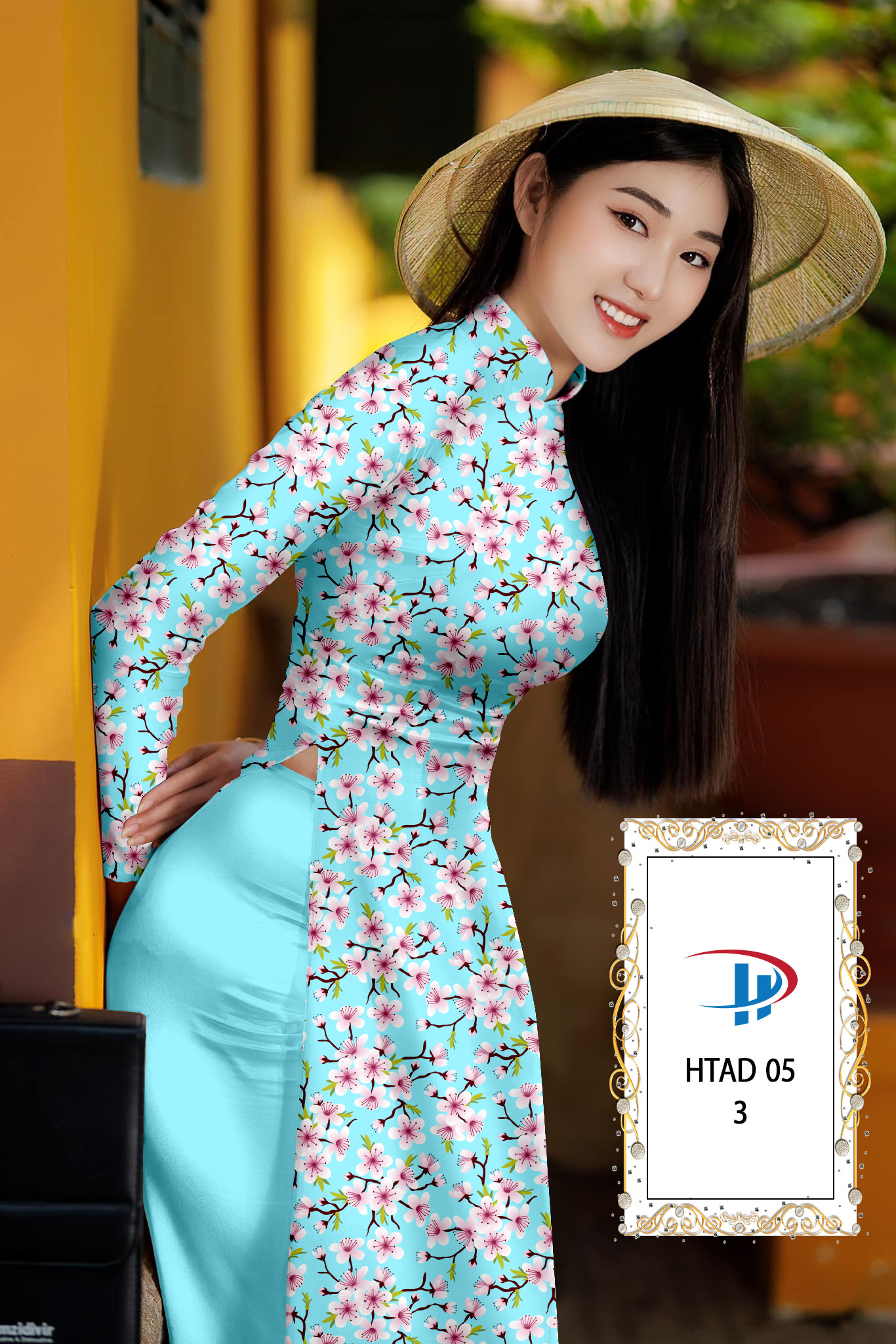 Vải áo dài Hoa Đào HTAD 05 19 vai-ao-dai-hoa-dao-htad-05
