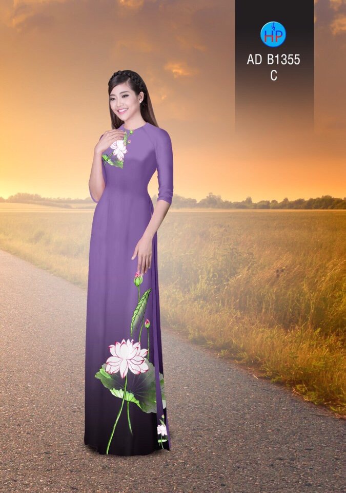 Vải áo dài Hoa Sen AD B1355 8 vai-ao-dai-hoa-sen-ad-b1355