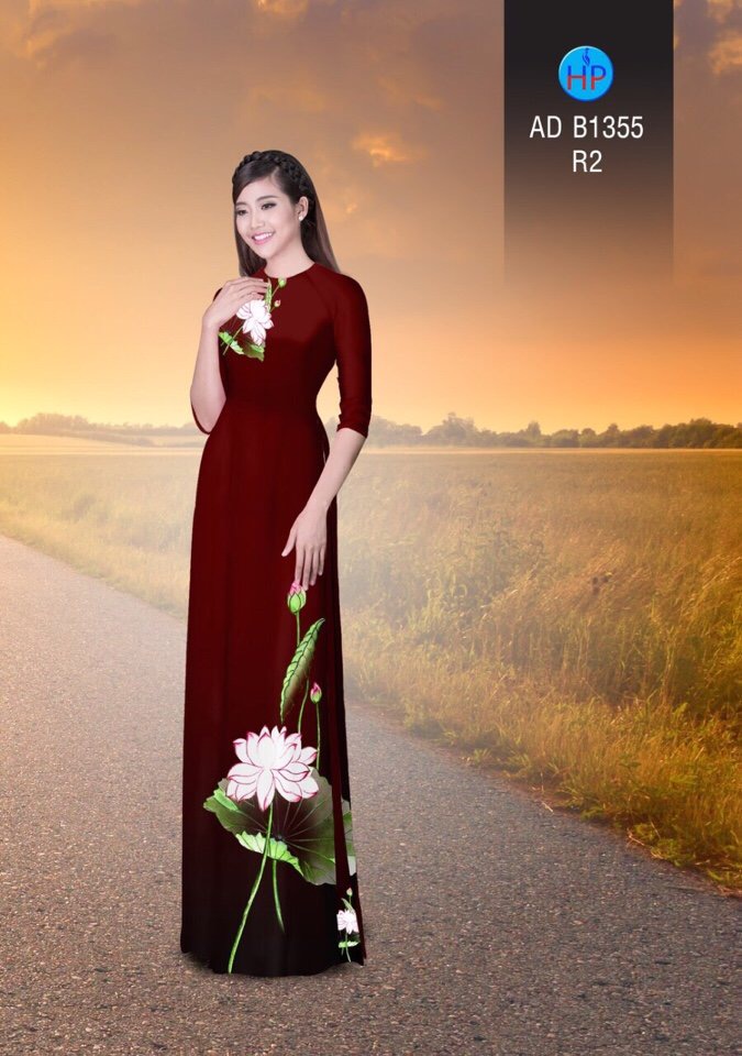 Vải áo dài Hoa Sen AD B1355 2 vai-ao-dai-hoa-sen-ad-b1355