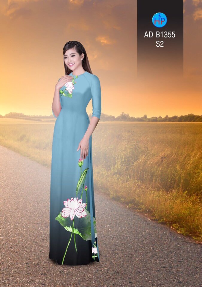 Vải áo dài Hoa Sen AD B1355 1 vai-ao-dai-hoa-sen-ad-b1355