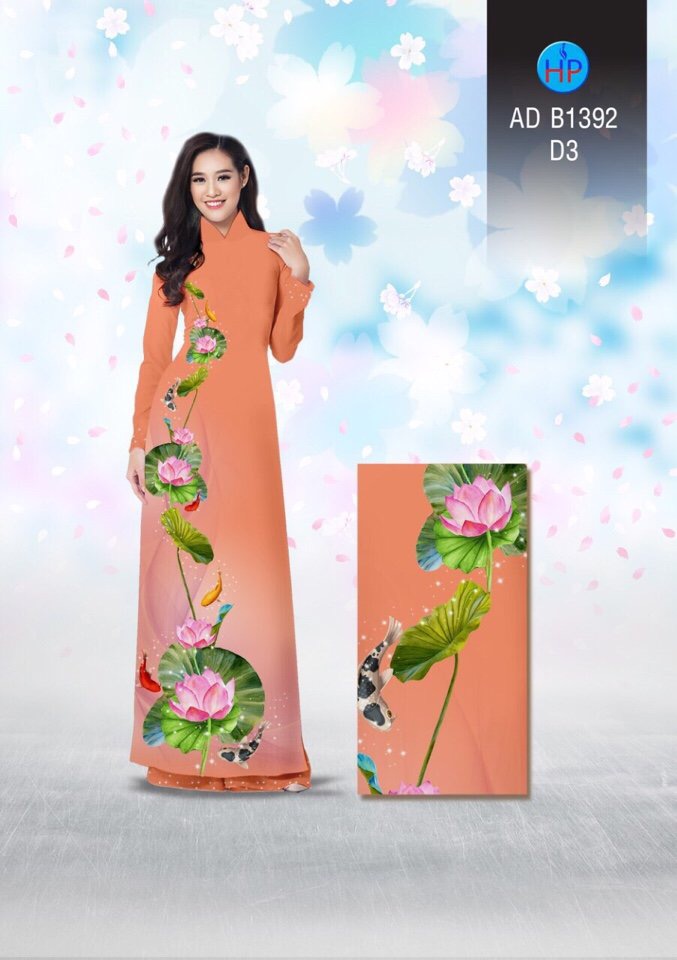 Vải áo dài Hoa Sen AD B1392 8 vai-ao-dai-hoa-sen-ad-b1392