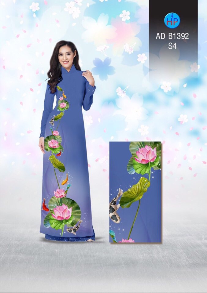 Vải áo dài Hoa Sen AD B1392 7 vai-ao-dai-hoa-sen-ad-b1392