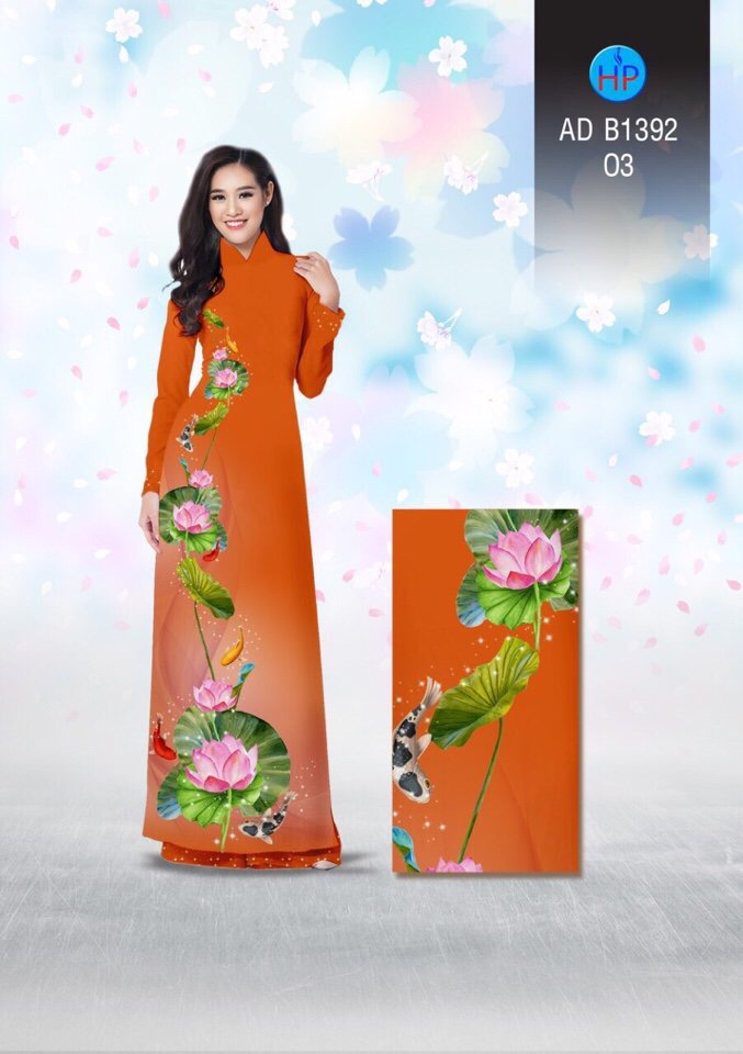 Vải áo dài Hoa Sen AD B1392 6 vai-ao-dai-hoa-sen-ad-b1392