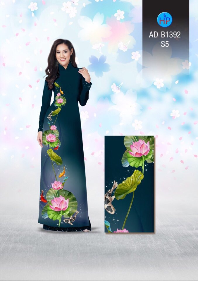 Vải áo dài Hoa Sen AD B1392 17 vai-ao-dai-hoa-sen-ad-b1392