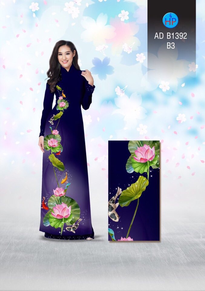 Vải áo dài Hoa Sen AD B1392 14 vai-ao-dai-hoa-sen-ad-b1392