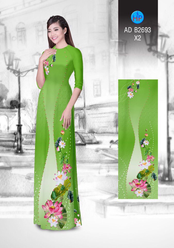Vải áo dài Hoa Sen AD B2693 6 vai-ao-dai-hoa-sen-ad-b2693