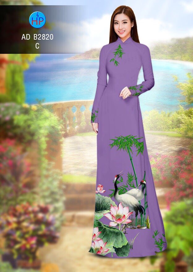 Vải áo dài Hoa Sen AD B2820 6 vai-ao-dai-hoa-sen-ad-b2820