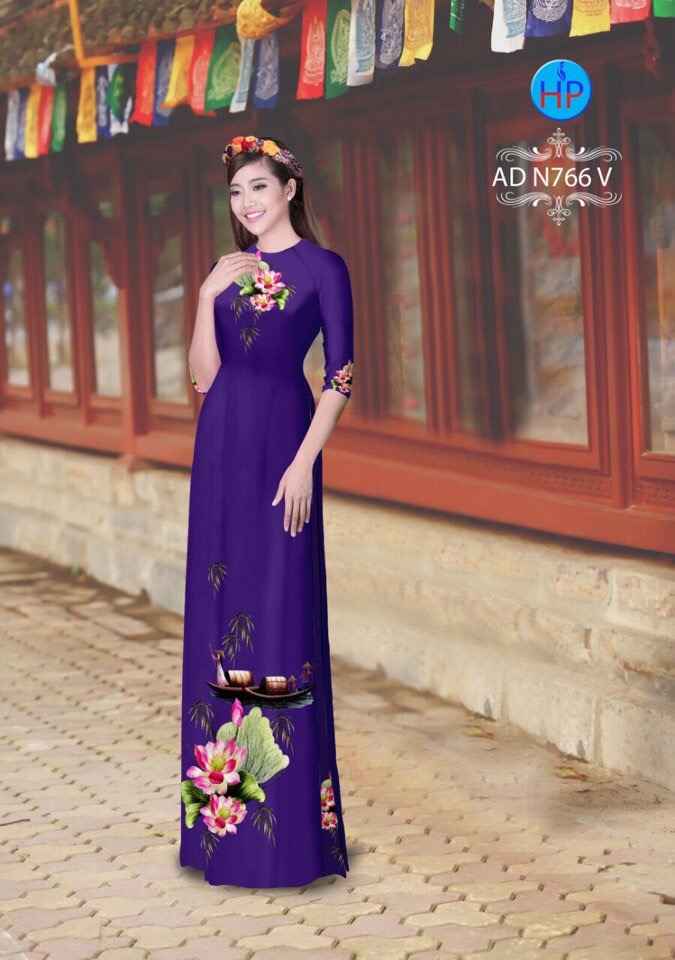 Vải áo dài Hoa Sen AD N766 3 vai-ao-dai-hoa-sen-ad-n766