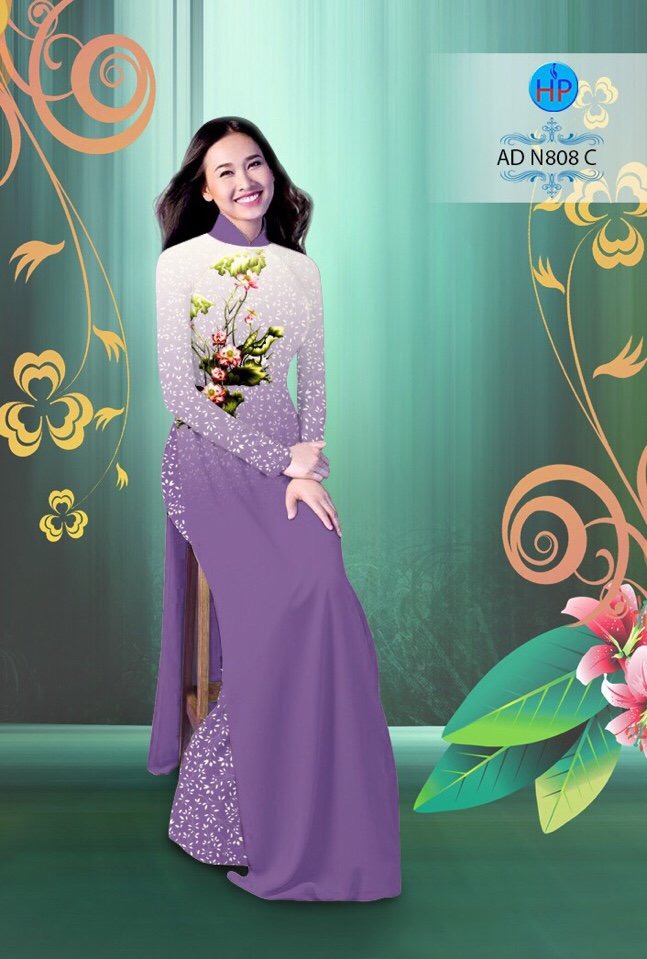 Vải áo dài Hoa Sen AD N808 8 vai-ao-dai-hoa-sen-ad-n808