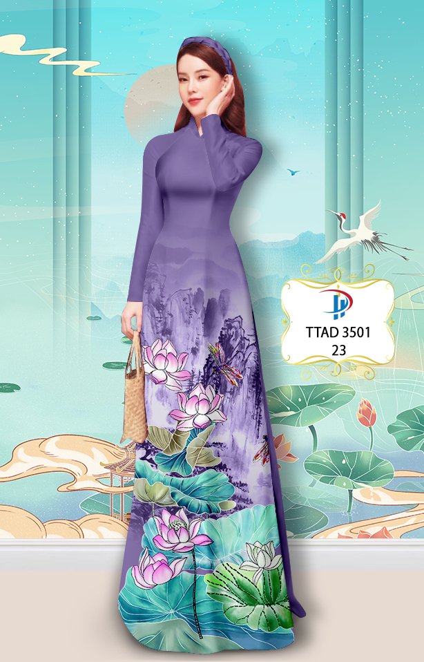 Vải áo dài Hoa Sen TTAD 3501 3 vai-ao-dai-hoa-sen-ttad-3501