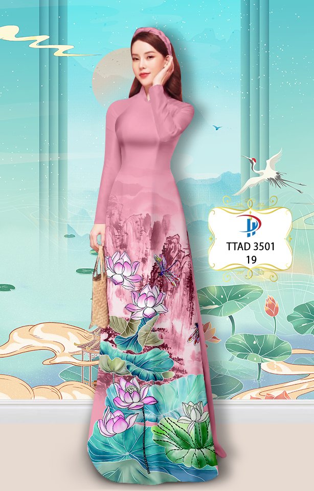 Vải áo dài Hoa Sen TTAD 3501 2 vai-ao-dai-hoa-sen-ttad-3501