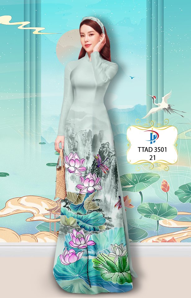 Vải áo dài Hoa Sen TTAD 3501 1 vai-ao-dai-hoa-sen-ttad-3501