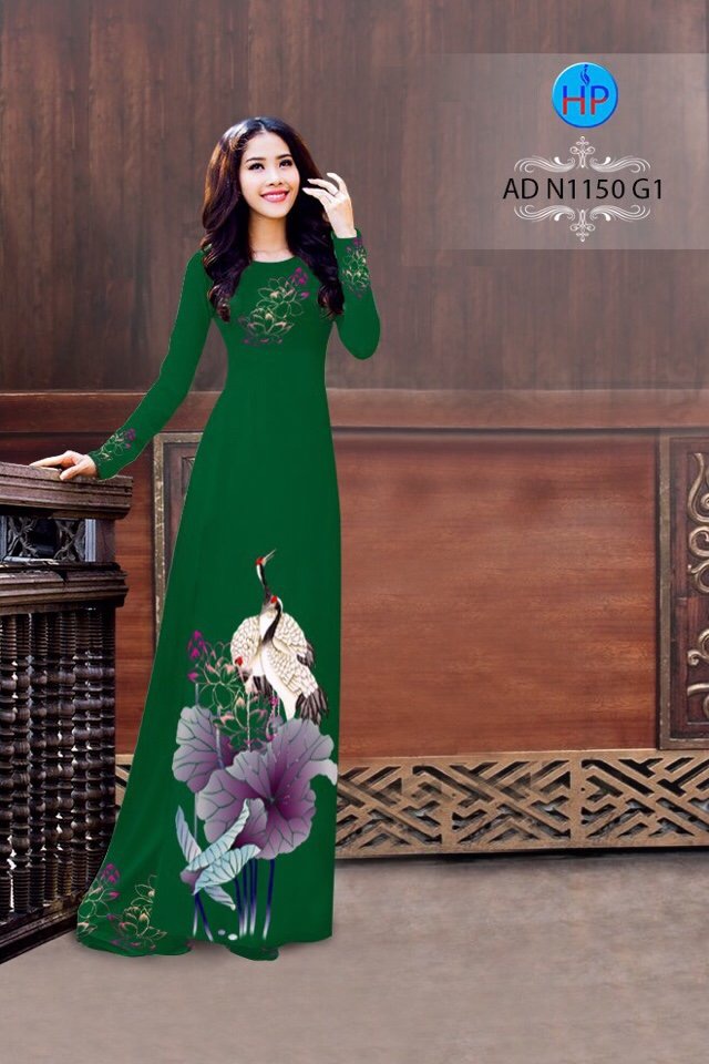 Vải áo dài Hoa Sen và Chim Công 7 vai-ao-dai-hoa-sen-va-chim-cong