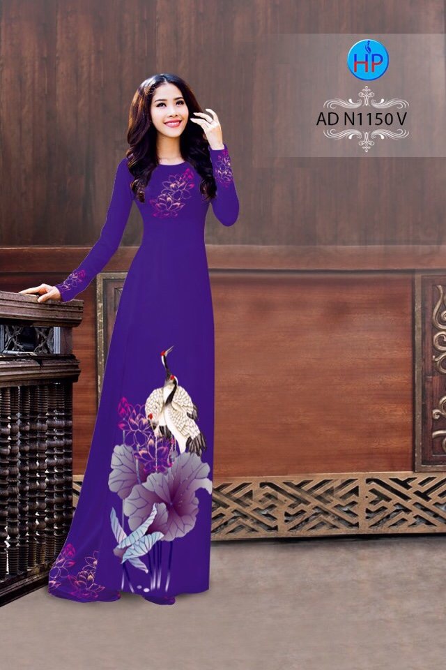 Vải áo dài Hoa Sen và Chim Công 12 vai-ao-dai-hoa-sen-va-chim-cong