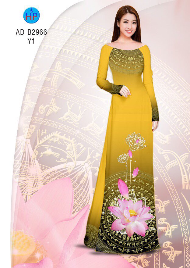 Vải áo dài Hoa Sen AD B2966 1 vai-ao-dai-hoa-sen-ad-b2966