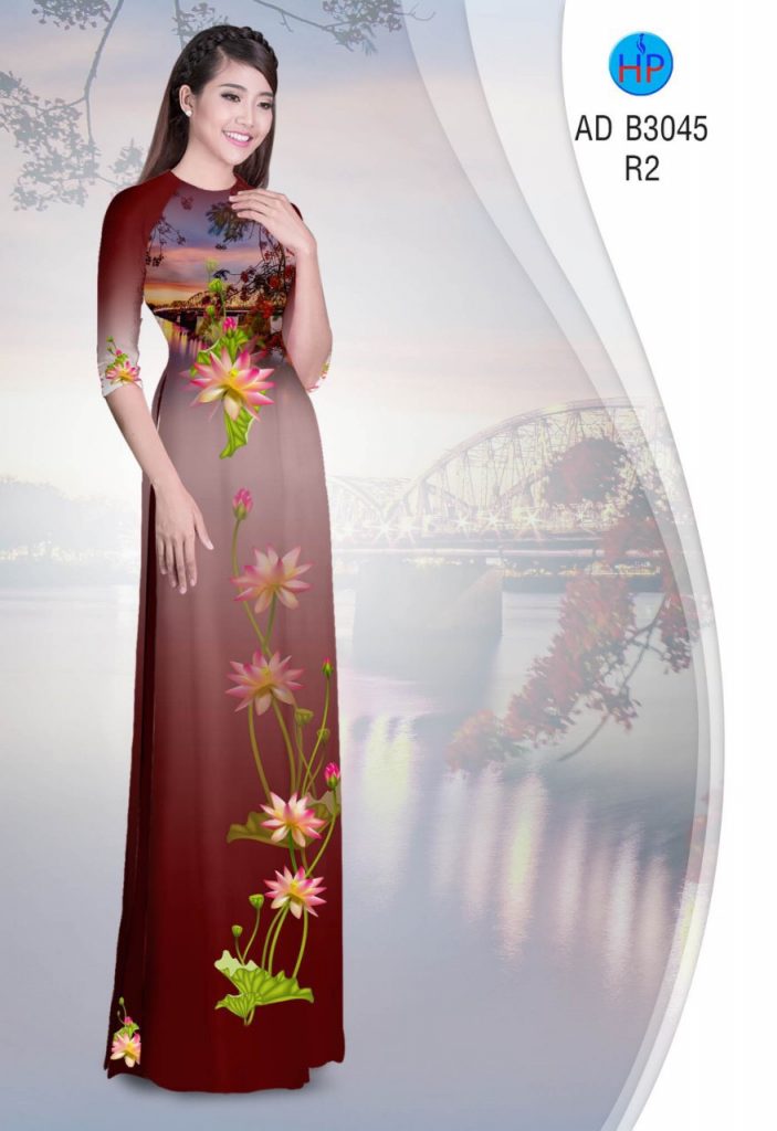 Vải áo dài Hoa Sen AD B3045 7 vai-ao-dai-hoa-sen-ad-b3045
