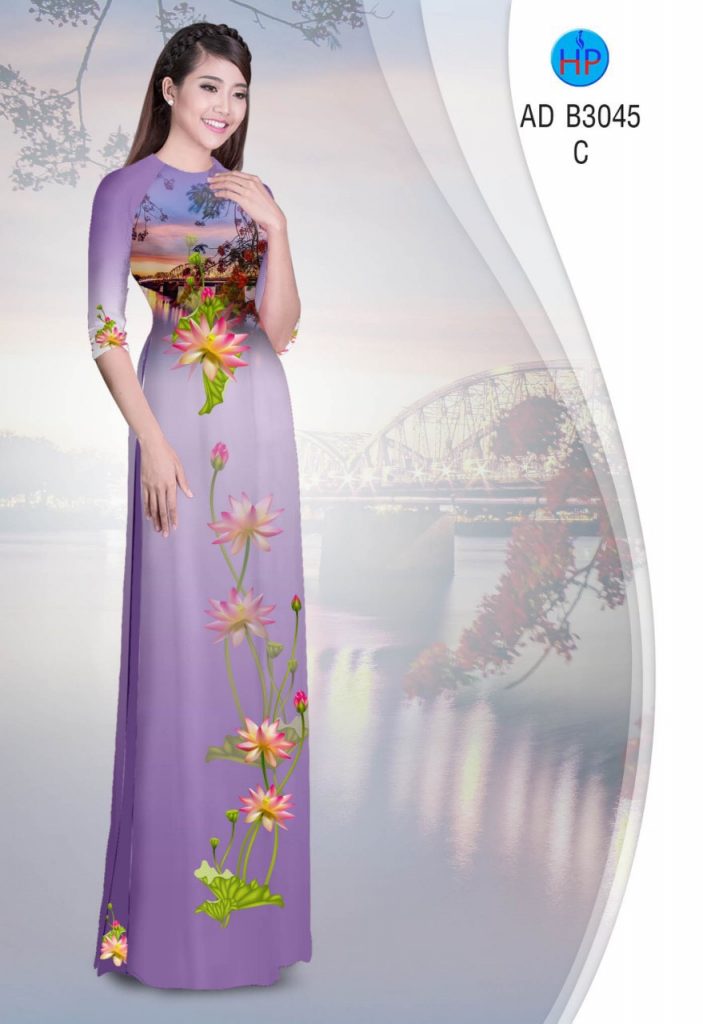 Vải áo dài Hoa Sen AD B3045 6 vai-ao-dai-hoa-sen-ad-b3045