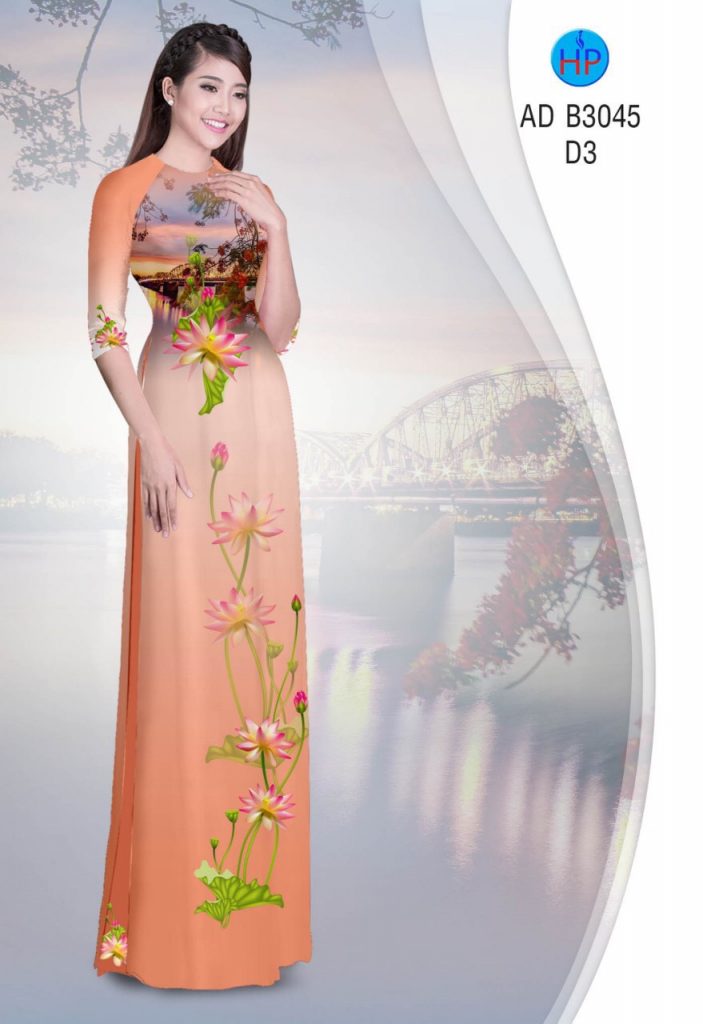 Vải áo dài Hoa Sen AD B3045 5 vai-ao-dai-hoa-sen-ad-b3045