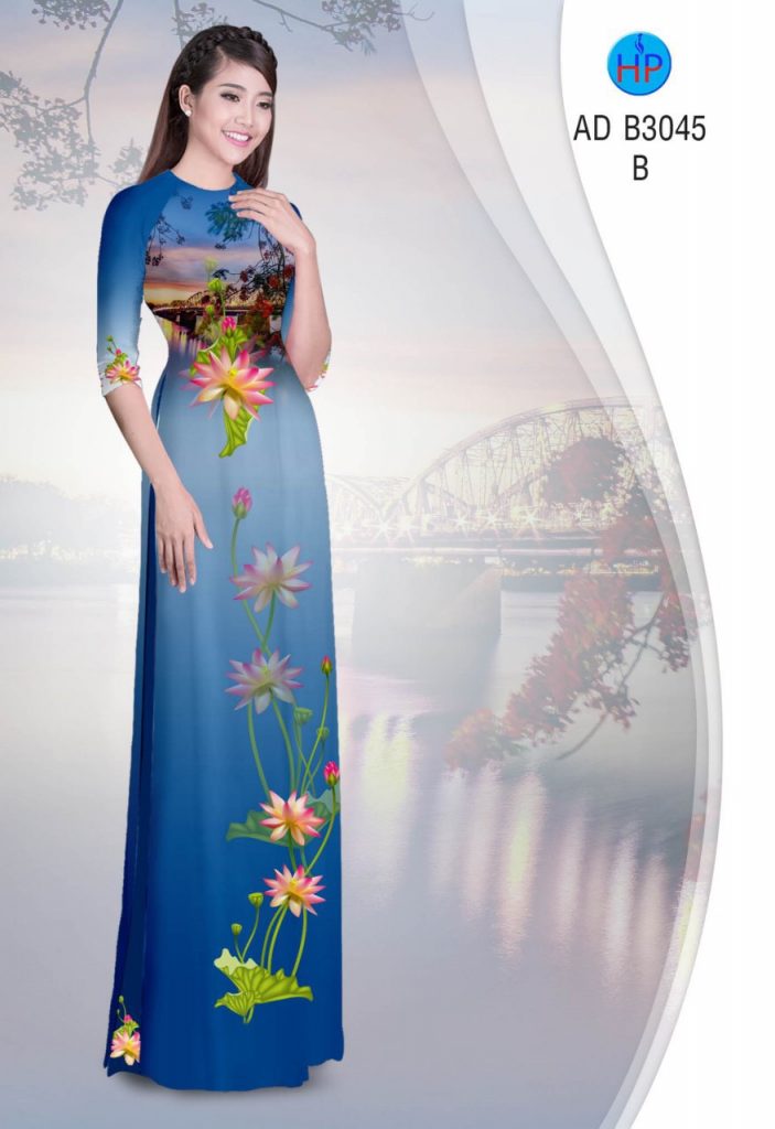 Vải áo dài Hoa Sen AD B3045 11 vai-ao-dai-hoa-sen-ad-b3045