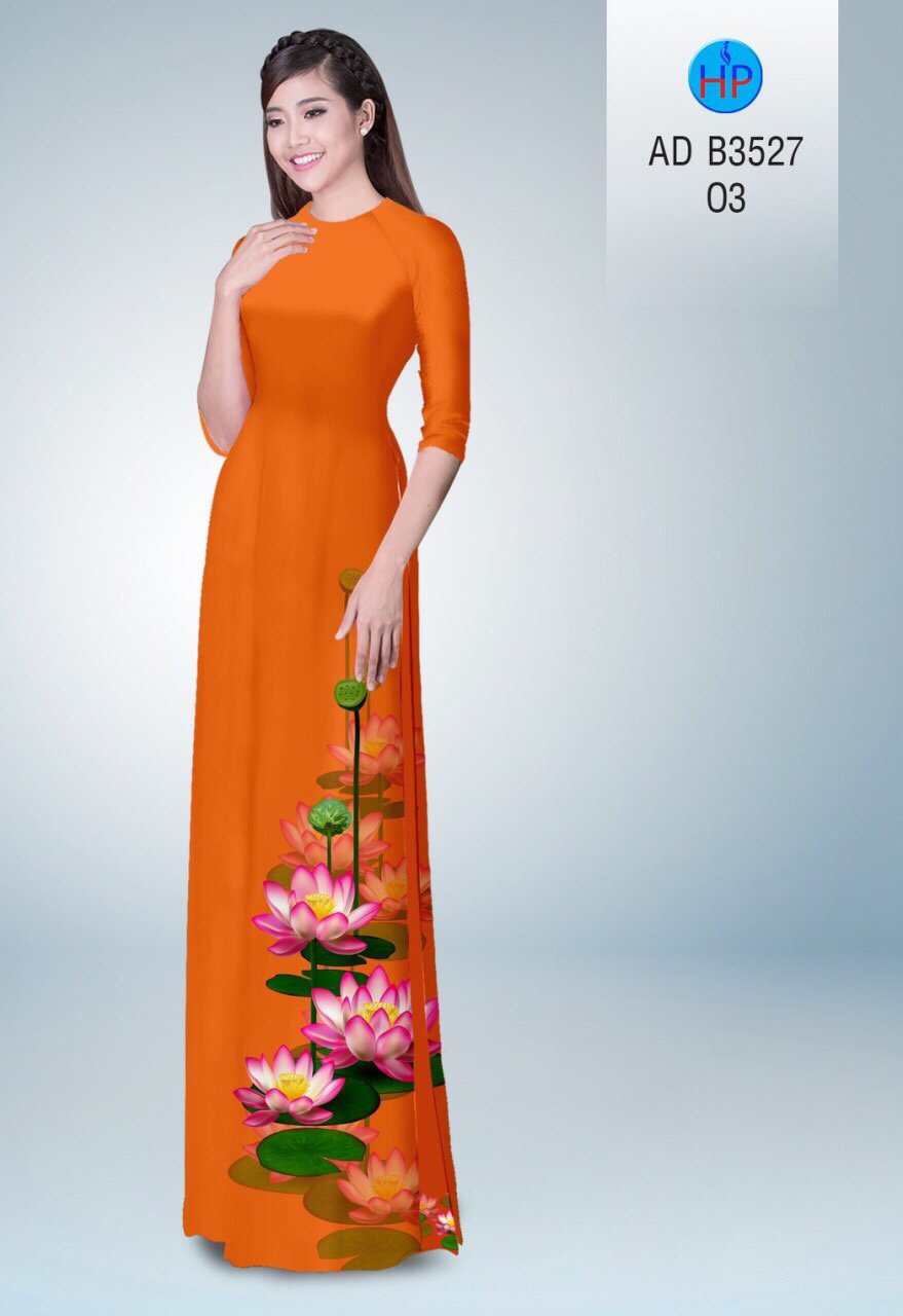 Vải áo dài Hoa Sen AD B3527 2 vai-ao-dai-hoa-sen-ad-b3527